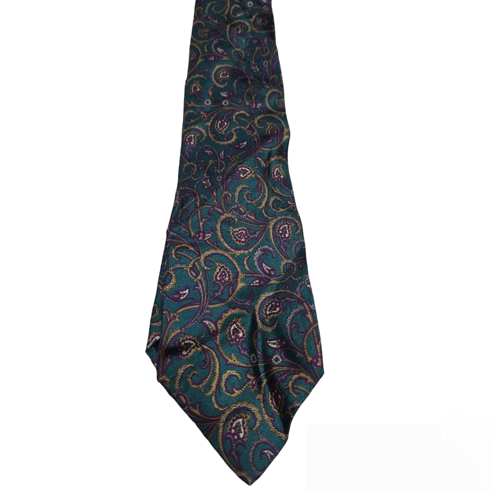 Vintage Silk Tie Yves Saint Laurent, Paris. Classy French Silk Necktie